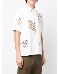 Tokyo James Cut Out Detail Short Sleeved Polo Shirt
