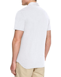 Lacoste Double Pocket Short Sleeve Polo Shirt White