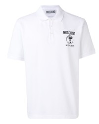 Moschino Double Question Mark Logo Polo Shirt
