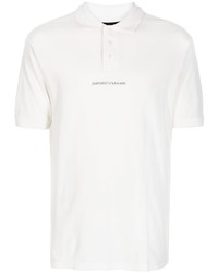 Emporio Armani Embossed Logo Cotton Polo Shirt