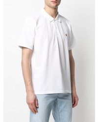 Carhartt WIP Embroidered Logo Cotton Polo Shirt