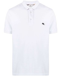 Etro Embroidered Logo Cotton Polo Shirt