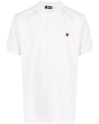 A Bathing Ape Embroidered Logo Cotton Polo Shirt