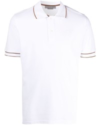 Corneliani Embroidered Logo Cotton Polo Shirt
