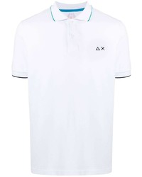Sun 68 Embroidered Logo Cotton Polo Shirt