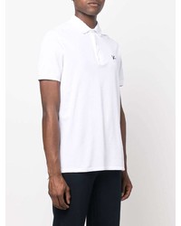 Isaia Embroidered Logo Short Sleeved Polo Shirt