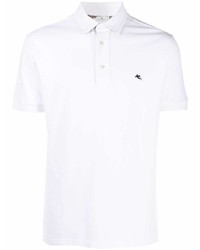 Etro Embroidered Logo Short Sleeved Polo Shirt