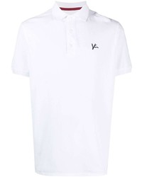 Isaia Embroidered Logo Short Sleeved Polo Shirt
