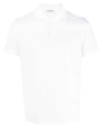 Saint Laurent Embroidered Logo Short Sleeved Polo Shirt