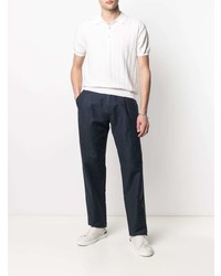 Canali Embroidered Polo Shirt