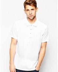 Esprit Pique Polo Shirt White