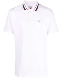 Tommy Jeans Flag Embroidered Polo Shirt