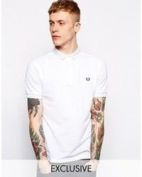 Fred Perry Polo With Polka Dot Small Collar