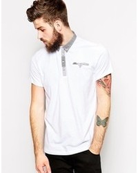 Guide London Guide Polo Shirt With Contrast Gingham Collar