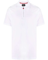 Kiton Half Zip Cotton Polo Shirt