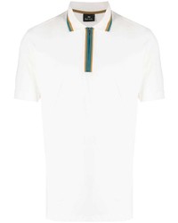 PS Paul Smith Half Zip Cotton Polo Shirt