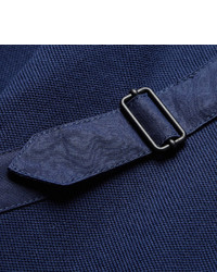 Alexander McQueen Harness Detailed Cotton Piqu Polo Shirt
