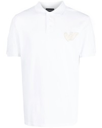 Emporio Armani Heart Logo Appliqu Polo Shirt