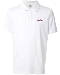 CK Calvin Klein Heart Logo Embroidered Polo Shirt