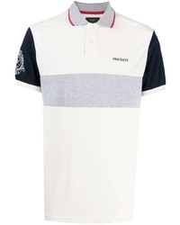 Hackett Heritage Colour Block Cotton Polo Shirt
