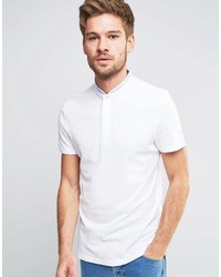 Selected Homme Round Tip Collar Short Sleeve Polo