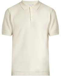 Sunspel Honeycomb Textured Cotton Polo Shirt