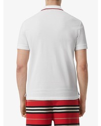 Burberry Icon Stripe Placket Cotton Piqu Polo Shirt
