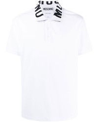 Moschino Intarsia Knit Logo Polo Shirt