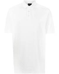 Emporio Armani Interwoven Cotton Polo Shirt