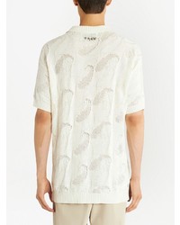 Etro Knitted Short Sleeved Polo Shirt