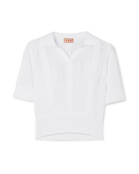 LHD Le Phare Open Knit Cotton Polo Shirt
