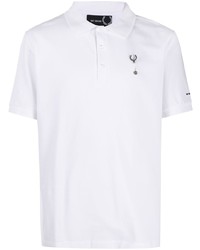 Raf Simons X Fred Perry Logo Brooch Cotton Polo Shirt