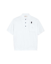 Marni Logo Cotton Jersey Polo Shirt