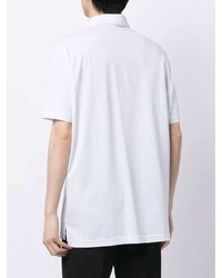 Armani Exchange Logo Embossed Cotton Polo Shirt