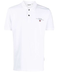 Napapijri Logo Embroidered Cotton Polo Shirt