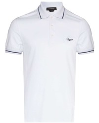 Ermenegildo Zegna Logo Embroidered Polo Shirt