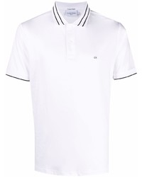 Calvin Klein Logo Embroidered Polo Shirt