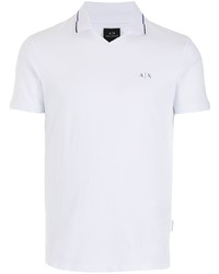 Armani Exchange Logo Embroidered Polo Shirt