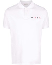 Moncler Logo Embroidered Polo Shirt