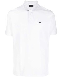 Emporio Armani Logo Embroidered Polo Shirt