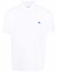 Etro Logo Embroidered Short Sleeve Polo Shirt
