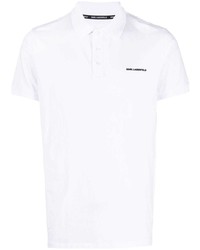 Karl Lagerfeld Logo Lettering Polo Shirt