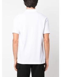 Moschino Logo Patch Cotton Polo Shirt