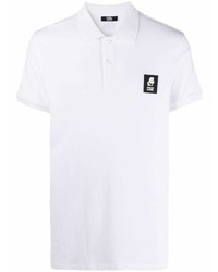 Karl Lagerfeld Logo Patch Cotton Polo Shirt