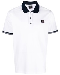 Paul & Shark Logo Patch Cotton Polo Shirt
