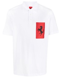 Ferrari Logo Patch Polo Shirt