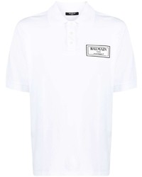 Balmain Logo Patch Polo Shirt