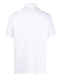 Drumohr Logo Patch Short Sleeve Polo Shirt