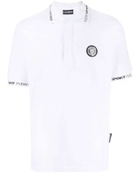 Plein Sport Logo Patch Short Sleeve Polo Shirt