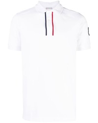 Moncler Logo Patch Short Sleeve Polo Shirt